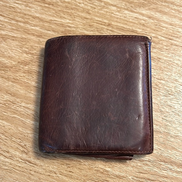 Coach Handbags - Coach Brown Leather Wallet with Coin Pouch